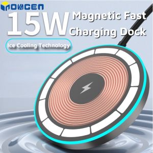 Inovagen แผ่นแม่เหล็กใส พร้อมไฟที่ชาร์จ C Port แท่นชาร์จ 10W และ 15W สำหรับสถานีชาร์จระดับรวดเร็ว เพิ่มประสิทธิภาพในการเชื่อมต่อแอนดรอยด์หูฟัง