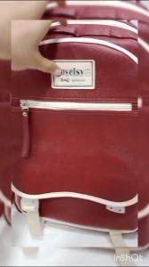 JOYELSY - TAS RANSEL REMAJA DEWASA SIZE 16INCHI MOTIF POLOS