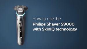 Máy cạo râu khô và ướt công nghệ SkinIQ Serial 9000 thương hiệu Hà Lan cao cấp Philips S9935/50 tích hợp cạo mai và đế sạc nhanh - Bảo Hành 24 Tháng