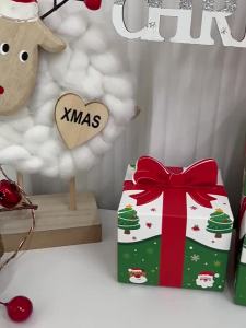 10/30/50PCS 2024 New Christmas New Personalised Christmas Eve Gift Box Xmas Present Party Favour Foldable Gift Boxes