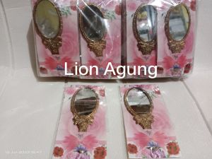 souvenir kaca - isi 50 pcs souvenir pernikahan kaca oval silver / kaca oval gold kemas plastik + alas sheby