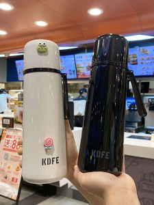 Cốc Nước Cách Nhiệt Bằng Thép Không Gỉ Dung Tích Lớn Phong Cách Hàn Quốc Đơn Giản Dễ Thương Cốc Đựng Nước Ngoài Trời Có Nắp Cốc Đựng Nước Di Động Cho Học Sinh