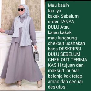 SETELAN ROK MODE TSARWAH SET TERBARU BY NINOS 100%ASLI REAL