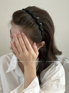 Fabric Toothed Non-Slip Headband Internet Celebrity Easiest for Match Face Wash Hair Bands 2024 New Arrival Broken Hair Bundle Hair Fixer Hair Clip Headdress