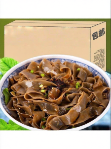 Low-calorie Fat-free Red Oil and Sesame Paste Flavored Non-fried No-sugar Quick Food