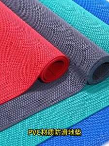 แผ่นปูพื้นกันลื่น PVC เกรดพรีเมี่ยม หนา 3.5/5.5มม. - กันลื่น+กันน้ำ+กันแดด+ขูดโคลน | ขนาดมาตรฐาน สีแดง/เทา/น้ำเงิน | ทนทาน งอได้ ระบายน้ำเร็ว ไม่อุดตัน รับประทานคุณภาพ