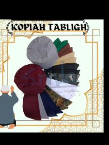 (PMN) (SIZE 21 TO SIZE 24) Kopiah Tabligh Pelbagai Warna / Kupiah Tabligh / Peci