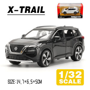 LEO 1:32 Nissan X-TRAIL Suv Metal Diecast Alloy Toy Car Model Trucks For Kids Toys Vehicles Hobbies Collection