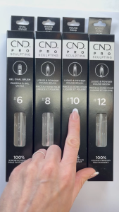 พู่กันอะคริลิก พู่กันต่อเล็บอะคริลิก เบอร์ #10 CND Pro Sculpting Brushes #10