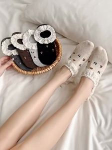 JIFANPAUL | Cute Lace Boat Socks for Spring and Summer