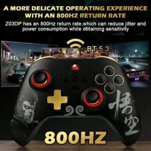 NEW Black Myth Wukong Gamepad Z03DP Wireless Dual Vibration Gaming Controller 6-Axis for Switch/IOS/Android/PC