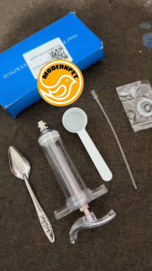Bird syringe feeder 10/30/50/100 ml Heavy duty syringe with hose for handfeeding parrot budgie lovebirds accessories