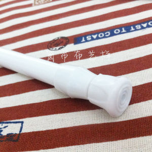 White Baked Paint Retractable Curtain Rod No Installation Required Half Curtain Short Curtain Door Curtain No Drilling Needed