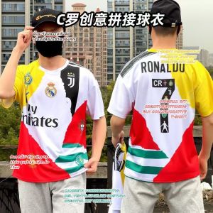 T-Shirt 2526 Football Fan Collection Large Size Top oversize 3XL 4XL Portugal Sports Ronaldo Commemorative Top Fan Edition