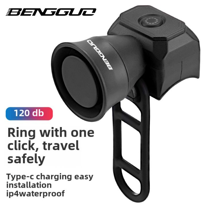 Sonnette électronique VTT USB - Lumière Intégrée - Corne De Vélo - Marque Générique