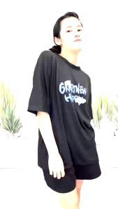 เสื้อยืดแนวโน้ม ชุดคู่ พิมพ์จดหมายสไตล์ย้อนยุค เสื้อเชิ้ตผู้ชายเสื้อเชิ้ตผู้หญิง สวมใส่สบาย ผ้าระบายอากาศได้ดี