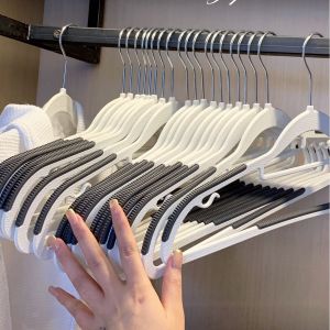 Non-Slip Hanger 10Pcs/Lot Closet Organizer Hangers For Clothes Multifunction Trouser Skirt Clips Rack for Coat Wardrobe Storage