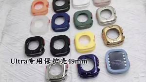 Candy Soft Silicone Case for Apple Watch Cover 9 8 7 6 SE 5 Protective Iwatch Ultra 49mm Series 45mm 41mm 44mm Bumper for women