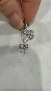 Poh Heng Jewellery 18K Pendant in White Gold (Online Exclusive)