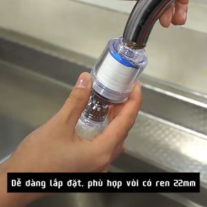 Phụ kiện lọc làm sạch nước cho vòi bồn rửa ren mịn 22mm dễ gắn dùng trong nhà bếp