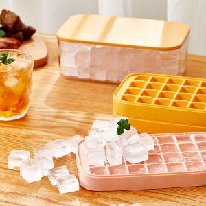 CMGF | Food Grade Silicone Home Large Capacity Ice Tray with Lid