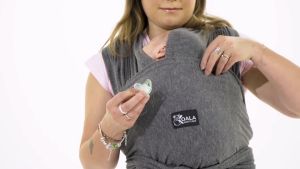 Koala Babycare Koala Cuddle Band Bordeaux | Baby Carrier Wrap Ergonomic Adjustable Front Travel Newborn New Born Infant 0 6 12 Month Carier Kain