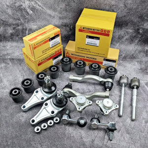 1PAKET BOSH SAYAP ATAS BAWAH RACK END LINK STABIL BALL JOINT TIE ROD MITSUBISHI TRITON PAJERO 2014 KEBAWAH