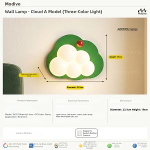 FANCY LAMP CLUB | Creative Cartoon Eye-Protective Children Bedroom Wall Light