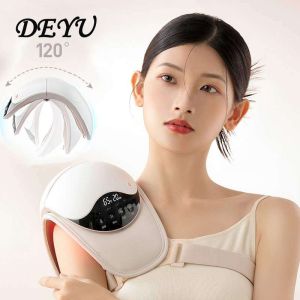 DEYU Shoulder Massager 3 In 1 Electric Knee Massager Knee Joint Heating Pad Electric Shoulder Massager Shoulder Relief Pneumatic Massage Moxibustion Hot Compress Health Tool