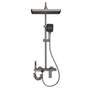 YALANDENG | High-End Bath Shower Set Copper Pressure Spray Shower Head