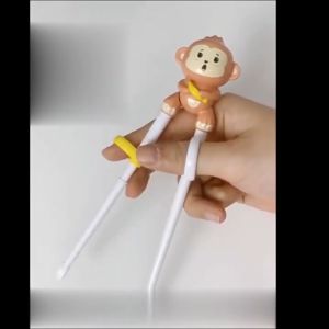 CS Chopstick Baby Training / Chopstick Sumpit Anak Karakter Animal Lucu / Sumpit Latihan Anak Alat Makan Anak Bayi Import DUNIA ANAK C987