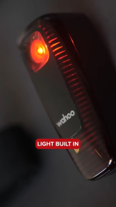 Wahoo Trackr Radar Bicycle Rear Light | Adaptive Tail Light & Real-Time Vehicle Detection | Enhanced Ride Safety