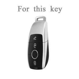 TPU Car Remote Key Case Cover for Mercedes Benz A C E S G Class W177 W205 W213 X167 W222 CLA GLE GLB GLS AMG Maybach Shell Fob