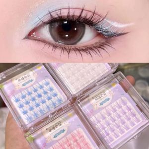 MengJieShangPin False Eyelashes Multiple Color Natural Comic Cosplay Eyelash Extension For Party Makeup