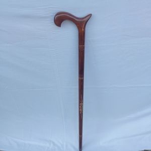 Tongkat kayu jati motif ukir / alat bantu jalan