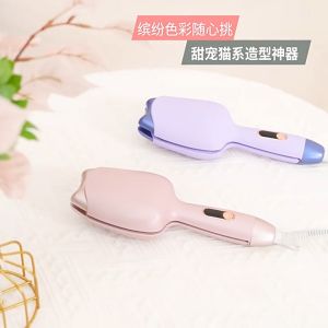 32MM Cat Egg Roll Hair Curler Roller Hair Roller Hair Curler Kerinting Rambut 新款猫爪蛋卷 棒波浪卷发棒 蛋卷发棒