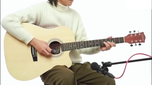 Minsine 38 Inch Acoustic Wood Guitar Low Action Complete Kit Comfortable Handfeel for Beginner Kid & Adult