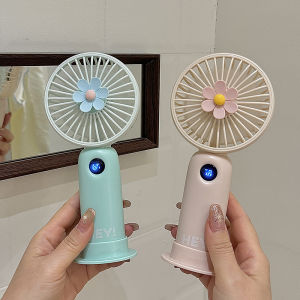 Portable Handheld Mini Fan Silent Office Desktop Small Fan for Students Dormitory Bedside Fan Fresh Style Household Item