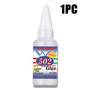 502 Super Glue Instant Strong Adhesive Cyanoacrylate Quick Dry Multi-Purpose Repair Glue for Metal Wood Plastic Rubber Leather