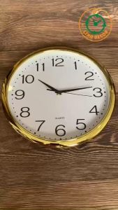 Đồng Hồ Treo Tường Mạ Viền Decor Trang Trí Phòng Khách T19 - Đồng Hồ Treo Tường LINH DECOR