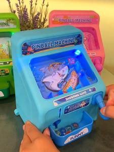 Máy Bắn Bi Mini Con Vật Cho Bé – Pinball Khủng Long Để Bàn Vui Nhộn Mới Nhất 2026
