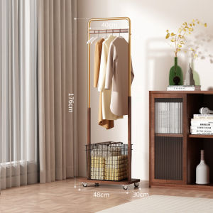 TINGXU | Portable Dirty Laundry Basket Clothing Rack