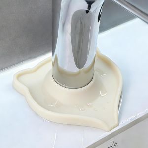 Compact Silicone Kitchen Sink Faucet Splash Proof Mat Tap Water Diversion Splash Guard Drain Pad