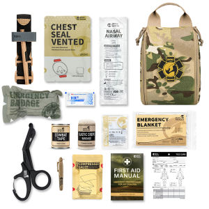 Rhino Rescue 002M First Aid Kit Camping IFAK กระเป๋า MolleSurvival POUCH สําหรับตั้งแคมป์เดินป่าและตกปลาชุดเดินป่ากลางแจ้ง