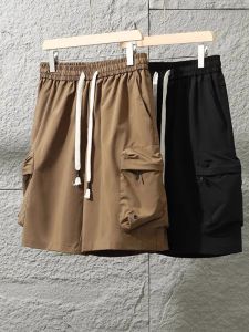 Quick Dry Casual Workwear Shorts for Men Summer Style Straight Leg Five-Quarter Length Fashionable And Stylish Youthful Energy