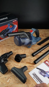 MASARU เครื่องดูดฝุ่นไร้สาย 20V ท่อดูดปรับสั้น-ยาวได้ ดูดฝุ่นแรง ใช้ได้ทั้งในบ้านและในรถ พกพาสะดวก ทำความสะอาดง่ายทุกที่ รุ่น SCV-805N