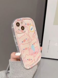 Compatible with iPhone case 14 Pro Max 11 13 Piggy casing 12 15 XR X Xs Max shockproof anti-drop clear 7 8 Plus 14pro