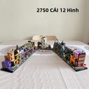 Bộ Đồ Chơi Lắp Ráp Mô Hình Phố Cổ Mini 2750 Chi Tiết Kiểu Dáng Cổ Điển Trung Tâm Thương Mại Đồ Chơi Giáo Dục Dành Cho Trẻ Em Quà Tặng Sinh Nhật