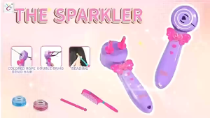 Girl Magic Braiding Tools / 3-in-1 Magic Electric Braiding Tool / Princess Hair Accessory Decorator