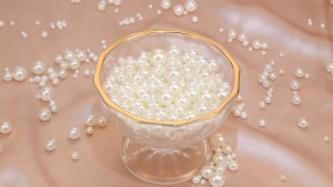 Manilago 3/4/6/8/10/12MM Pearl Beads with Hole ABS Faux Pearl Beads Loose Beads for DIY Jewelry Supply Bracelet